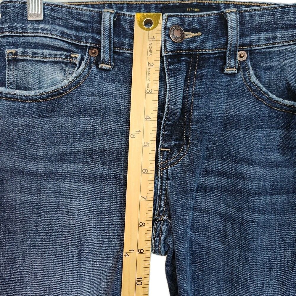 Lucky Brand Stella Skinny Cropped Women's Jeans, Size 2 / 26, Distressed, Blue - Picture 5 of 13